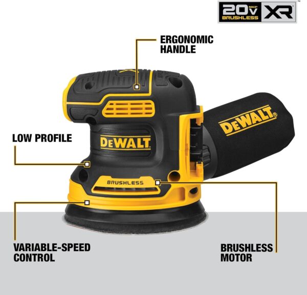 DEWALT 20V MAX Orbital Sander - Image 2