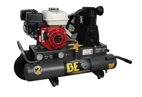 BE PRESSURE COMPRESSOR AIR 10.5 GAL WHEEL BARROW 13.8CFM