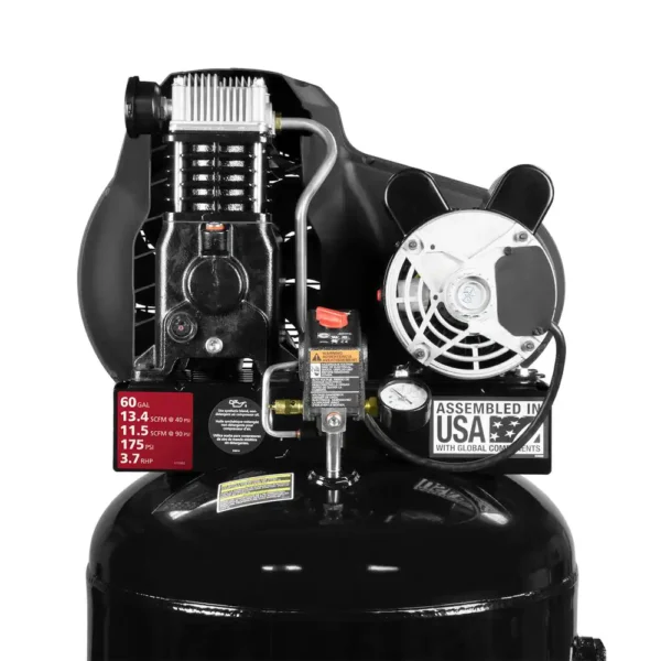 60GAL HUSKY AIR COMPRESSOR  175PSI - Image 2